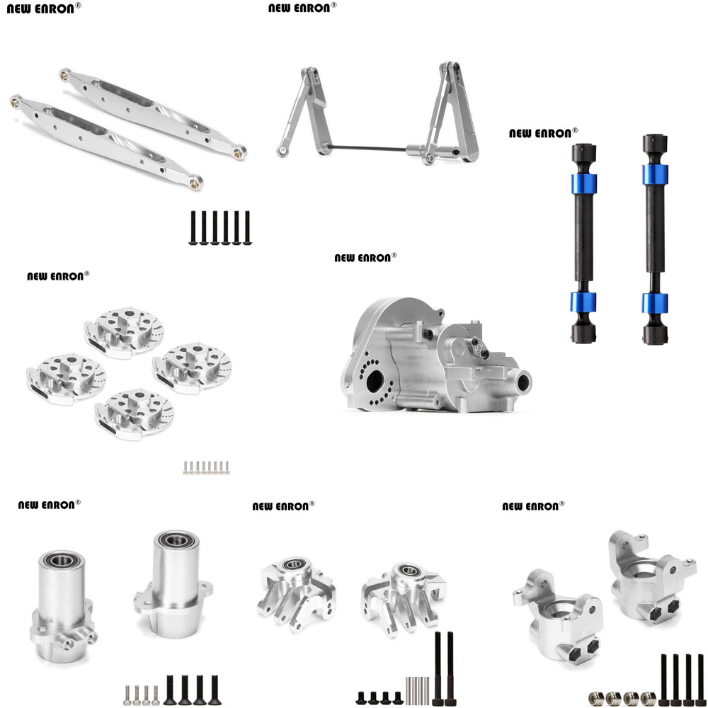 Rc Suspension Arm - Silver Upgrade Drive Shaft Steering Knuckle