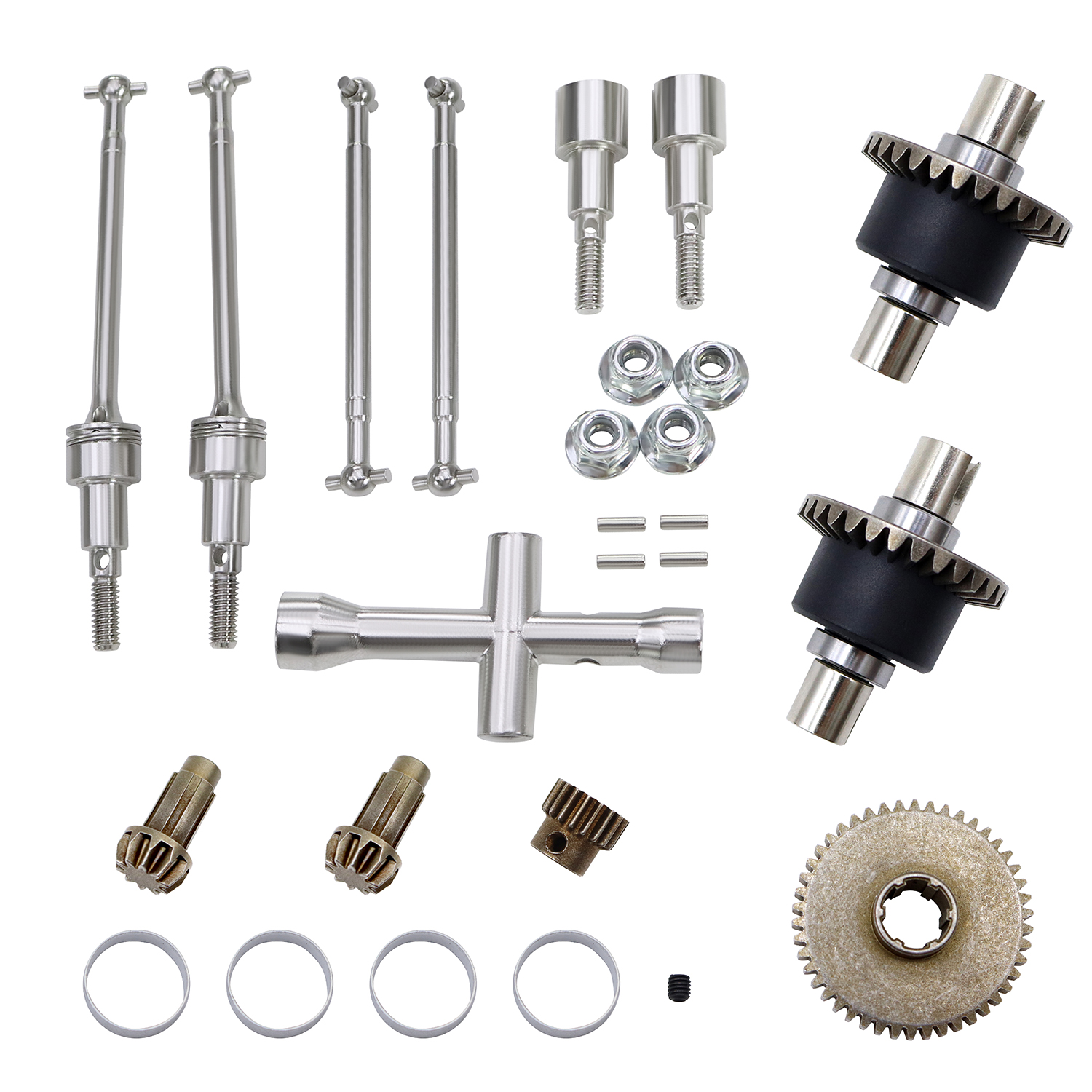 Rc Suspension Arm - Metal Differential and Gear Set CVD