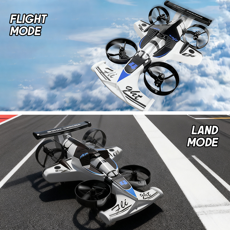 Rc Drone Uav - 2in1 Mini Drone Air-Ground Flying Car