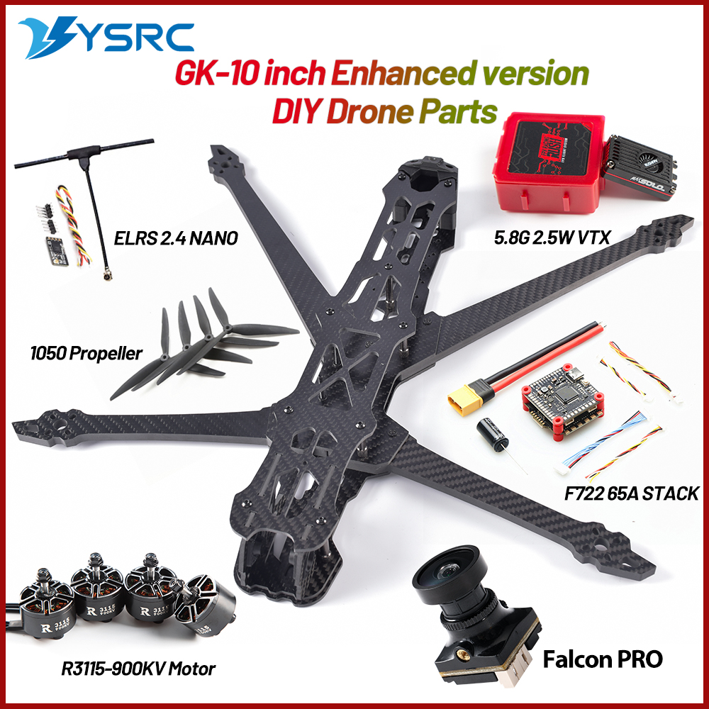 Drone Rc Diy - GK-V3 10 inch 435mm Wheelbase Carbon