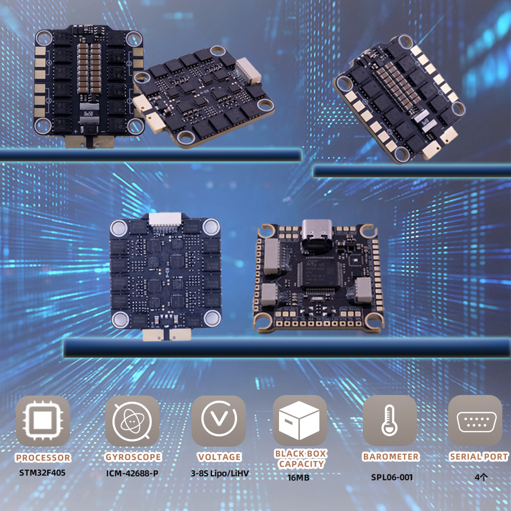 HPXGRC F405 Flight Controller  – обзор и цена Esc 4In1 Brushless