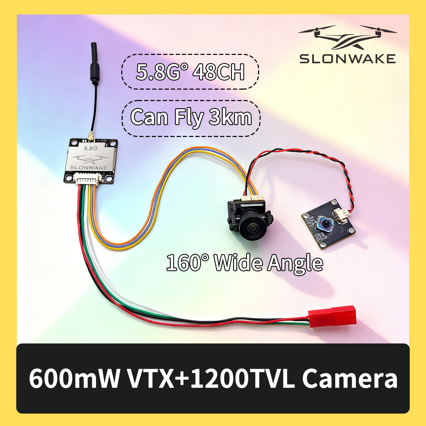 SLONWAKE 5.8G 600mW 7-24V FPV  – обзор и цена Drone Rc Receiver And Transmitter