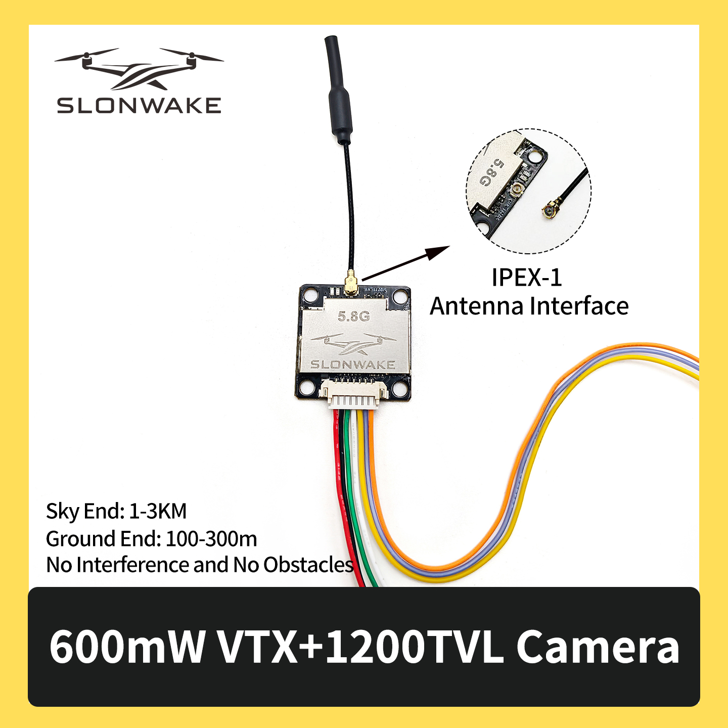 SLONWAKE 5.8G 600mW 7-24V FPV  – обзор и цена Drone Rc Receiver And Transmitter