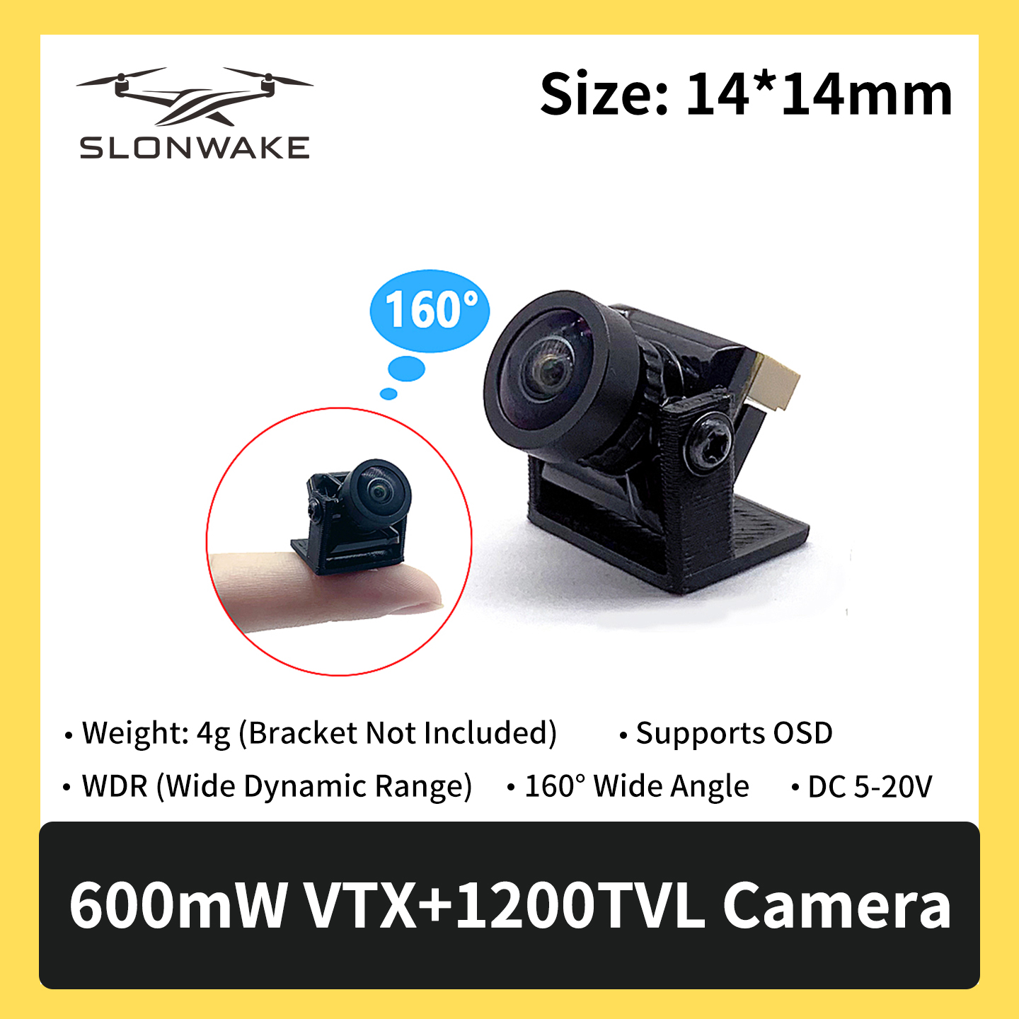 SLONWAKE 5.8G 600mW 7-24V FPV  – обзор и цена Drone Rc Receiver And Transmitter