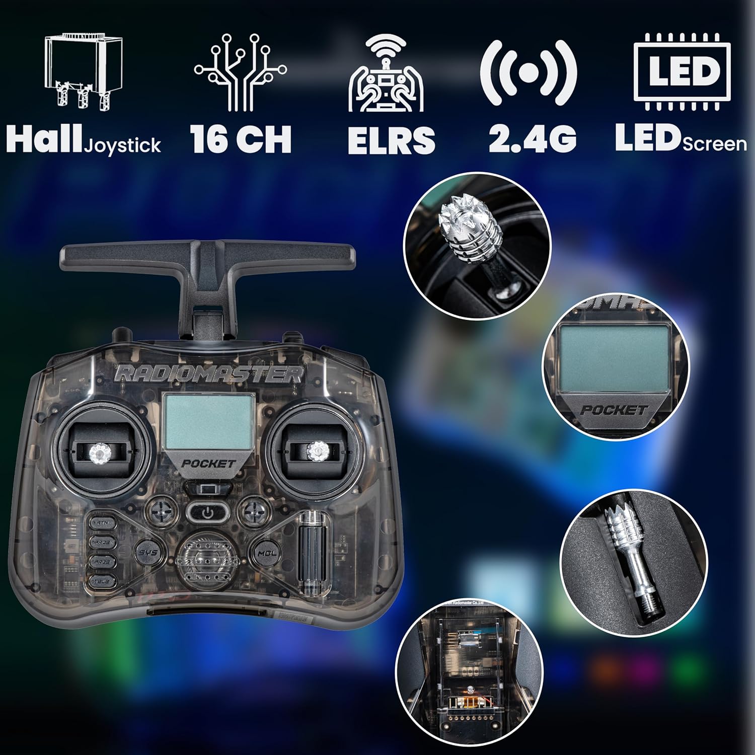 RadioMaster POCKET P16 2.4G Ra – обзор и цена Drone Rc Foldable