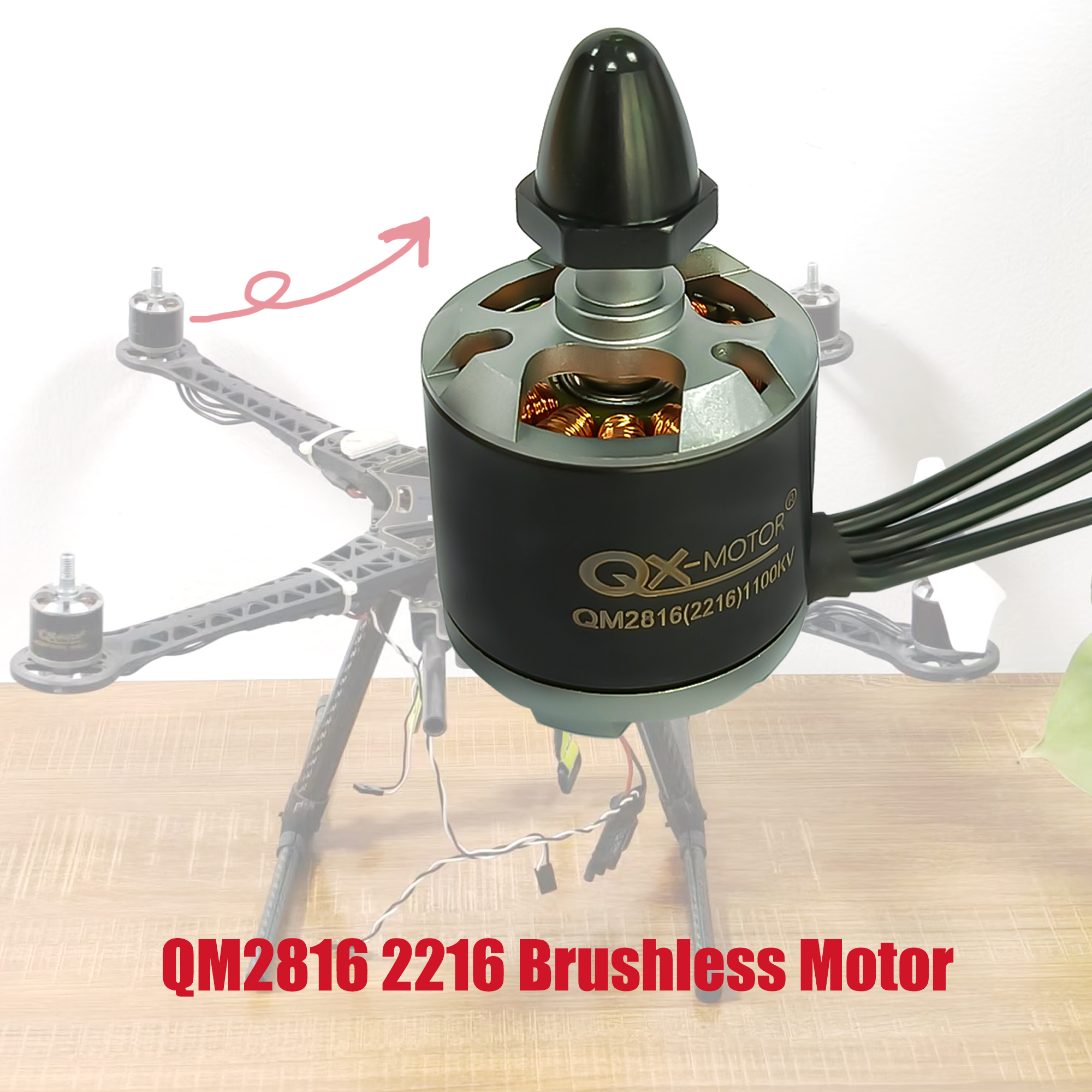 Brushless Motor QM2816 2216 4- – обзор и цена Esc 4In1 Brushless