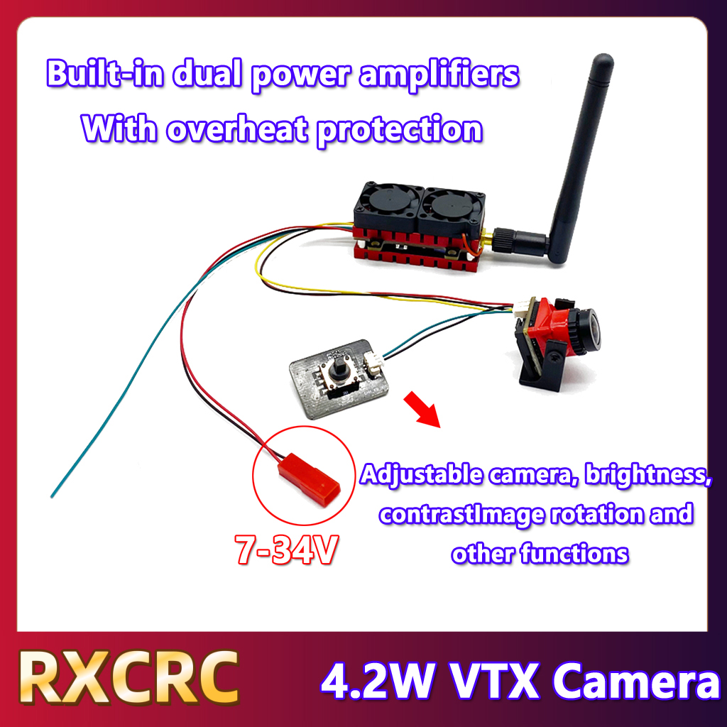 RXCRC 5.8G 48CH 4.2W High Powe – обзор и цена Drone Rc Receiver And Transmitter