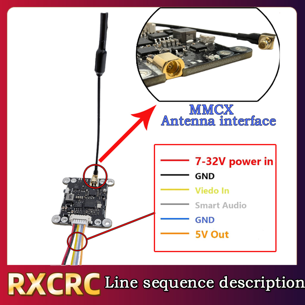 RXCRC 5.8G Module 48CH 1.6W VT – обзор и цена Drone With Rc Controller