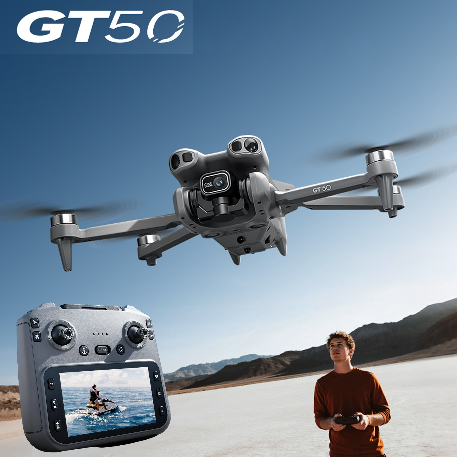 GT50 RC Drone | 4.3Inch Large  – обзор и цена Drone Rc Gt50