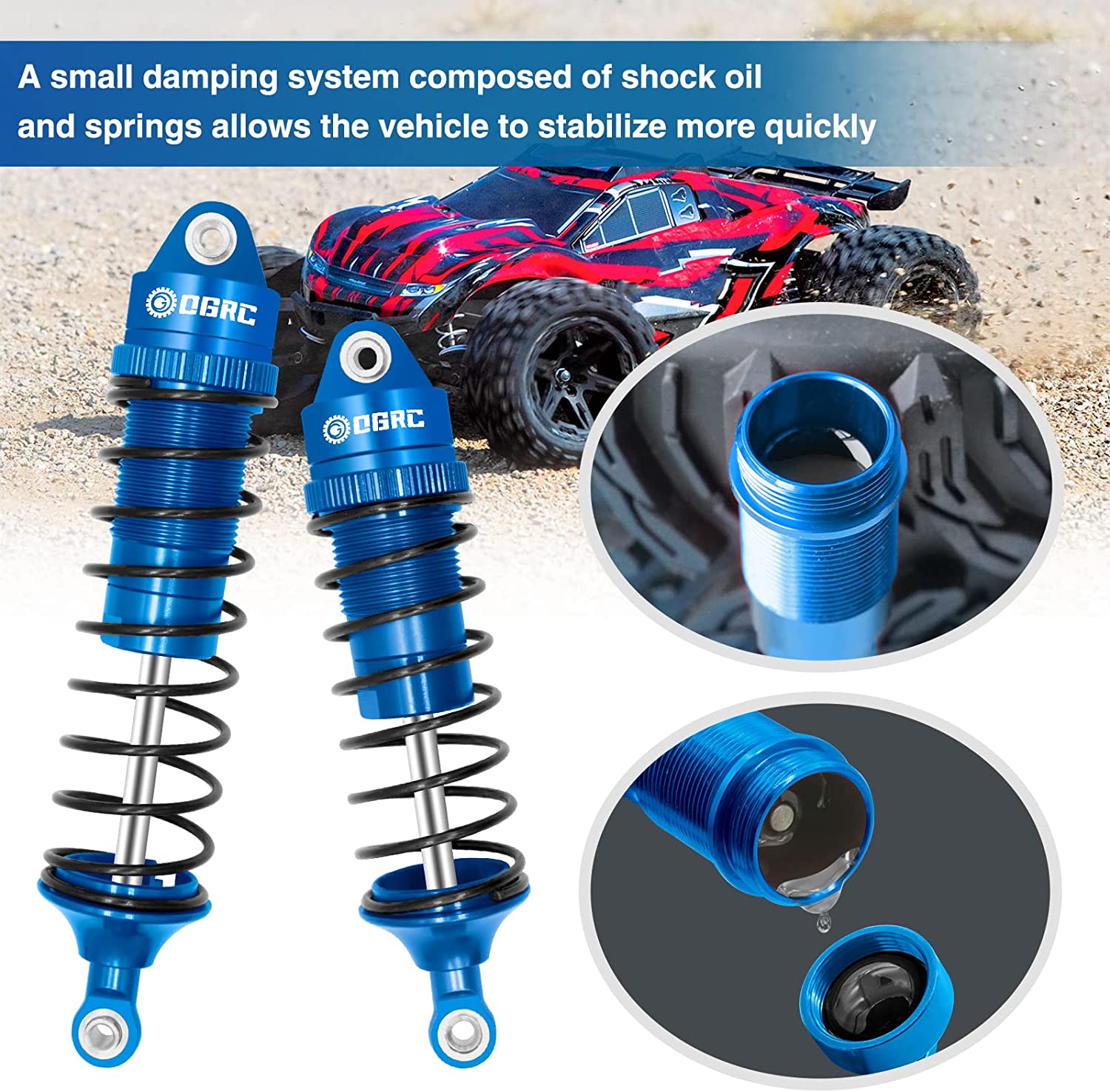 Esilun RC Oil Shock Absorber D – обзор и цена Rc Suspension Arm