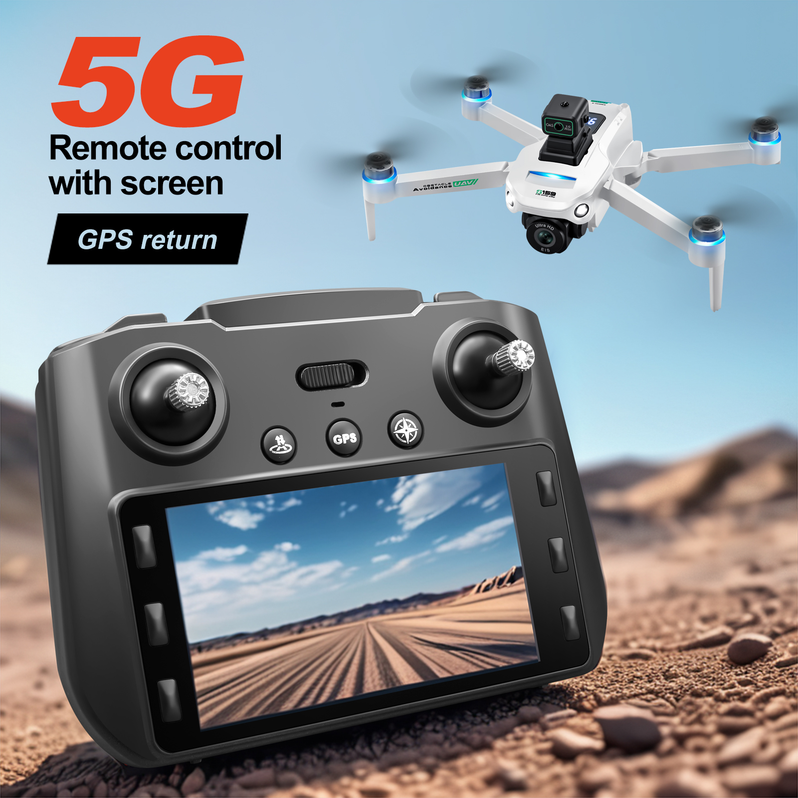 New GPS Drone Pro 5G Dual-Came – обзор и цена Drone Rc Gps S159