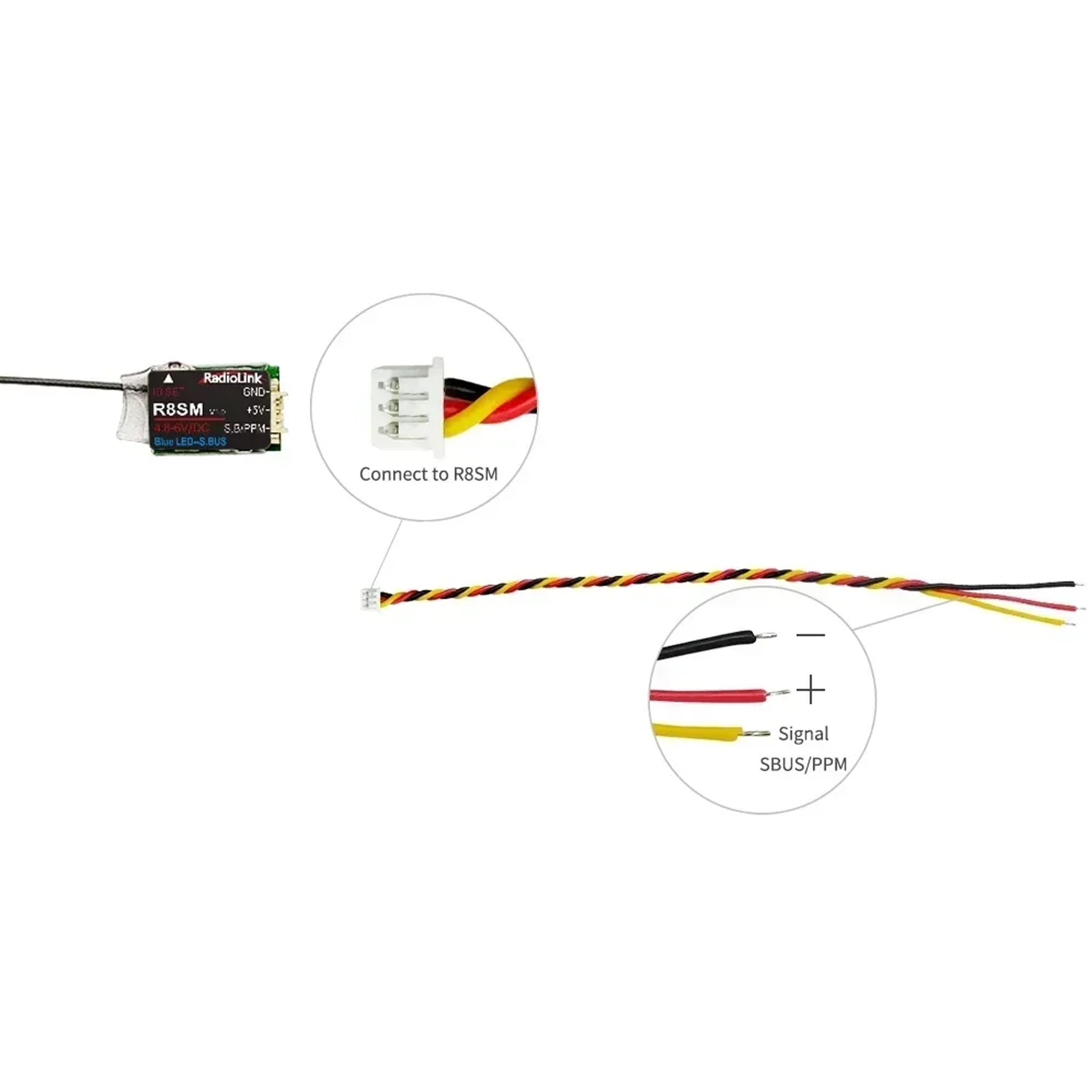 Radiolink R8SM 8 Channels 2.4G – обзор и цена Drone Rc Receiver And Transmitter