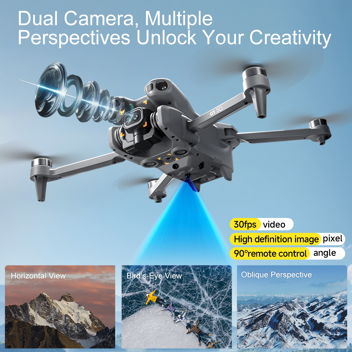 New GT50 Drone 4.3-Inch Screen – обзор и цена Drone Rc Gt50