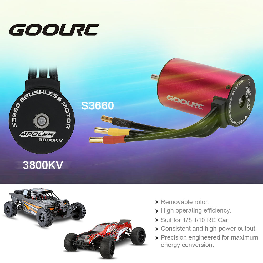 GoolRC S3660 3800KV 4 Poles Br – обзор и цена Esc 4In1 Brushless
