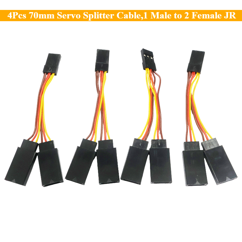 4Pcs 70mm Servo Splitter Cable – обзор и цена Drone Rc Harness