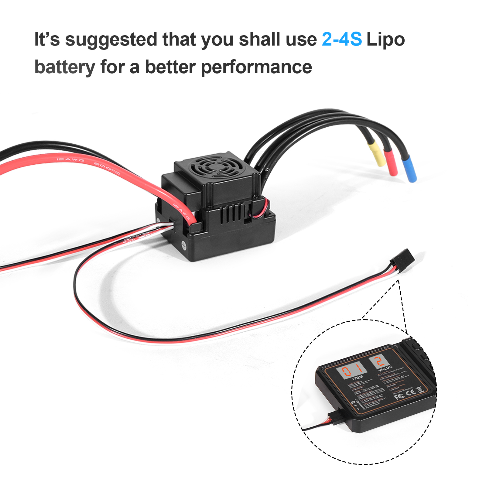 Upgrade Sensorless 60A 80A 120 – обзор и цена Esc 4In1 Brushless