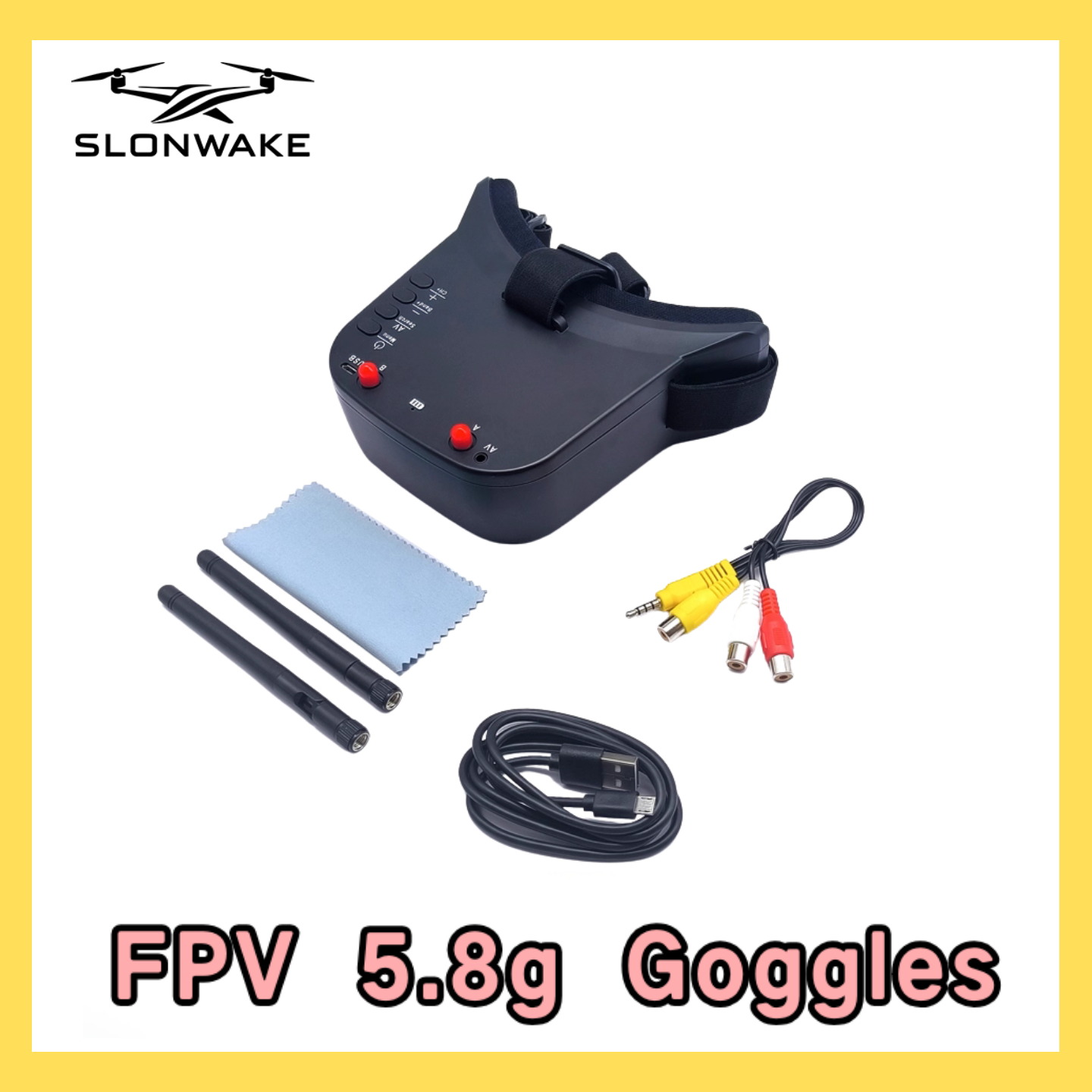 SLONWAKE 5.8G 48CH FPV 400mw V – обзор и цена Drone Rc Receiver And Transmitter