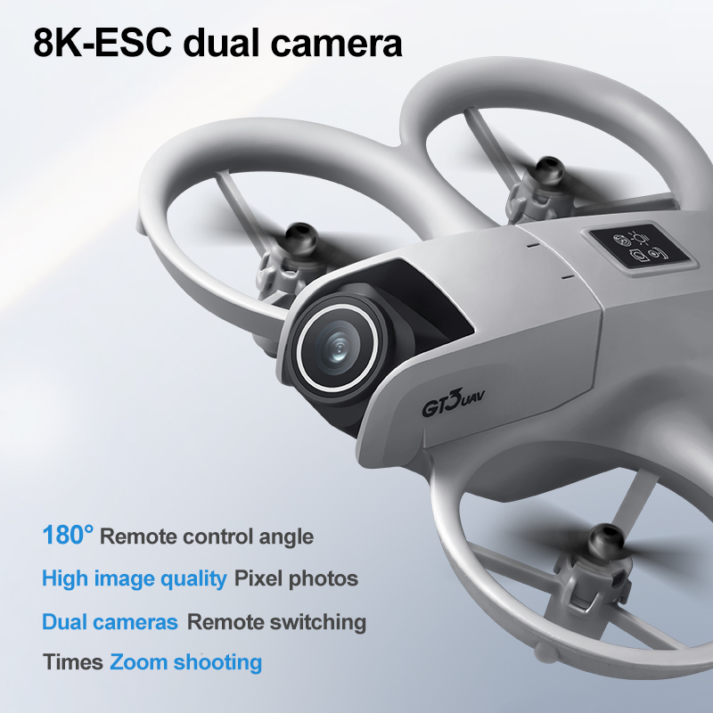 New GT3 Mini RC Drone 8K 5G Ae – обзор и цена Rc Drone Uav