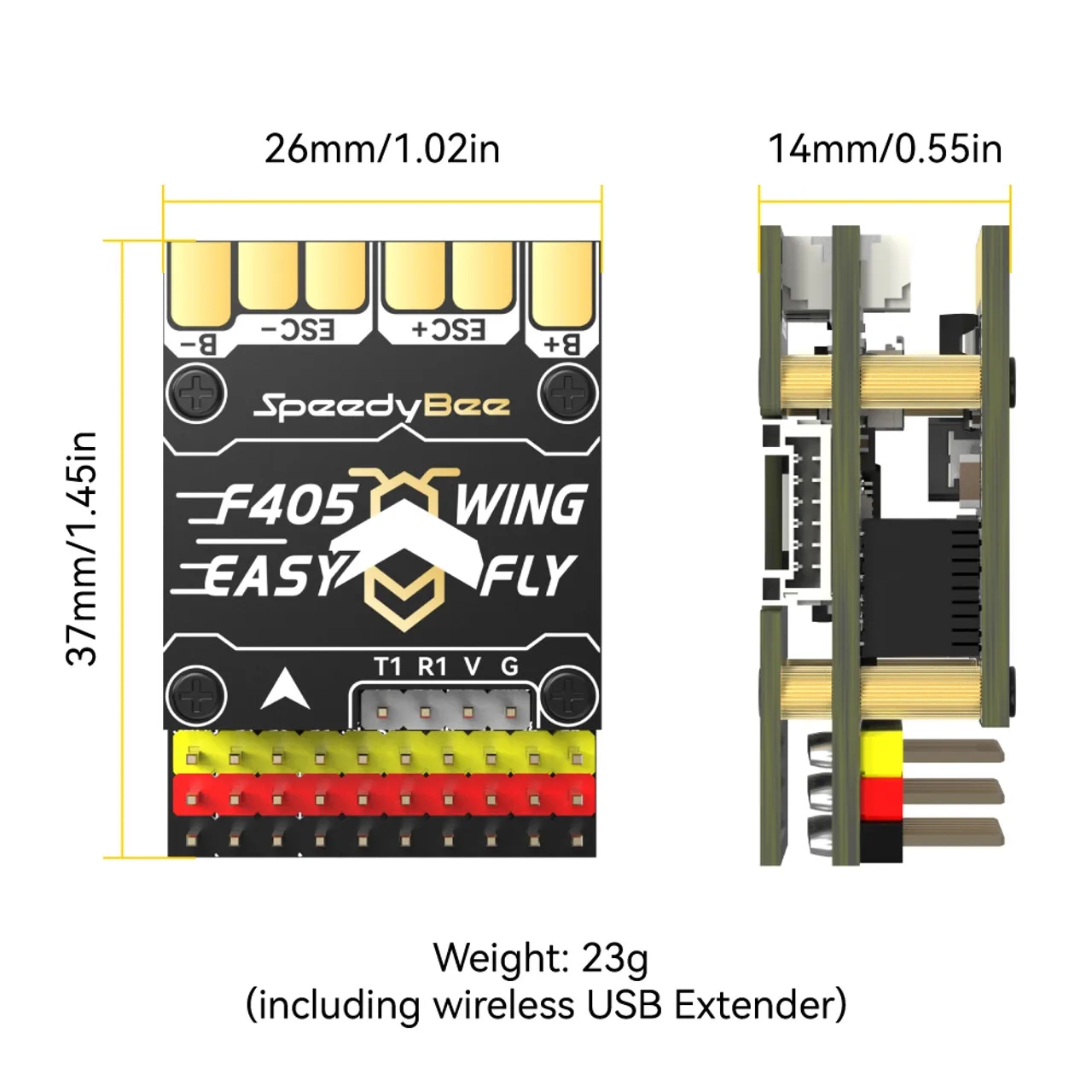 SpeedyBee F405 WING MINI Fixed – обзор и цена Flight Controller