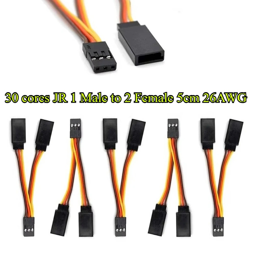 5/10Pcs 5cm 30 Core Servo Spli – обзор и цена Drone Rc Harness