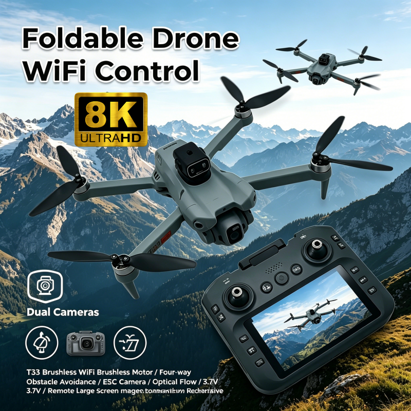2026 New T33 RC Drone 8K Camer – обзор и цена Drone Rc Foldable