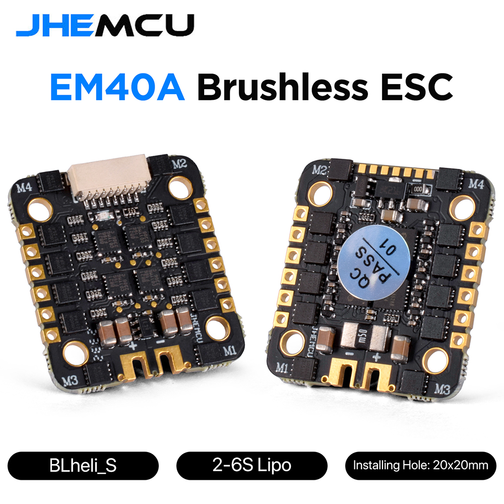 JHEMCU EM40A 40A BLheli_S 4in1 – обзор и цена Esc 4In1 Brushless