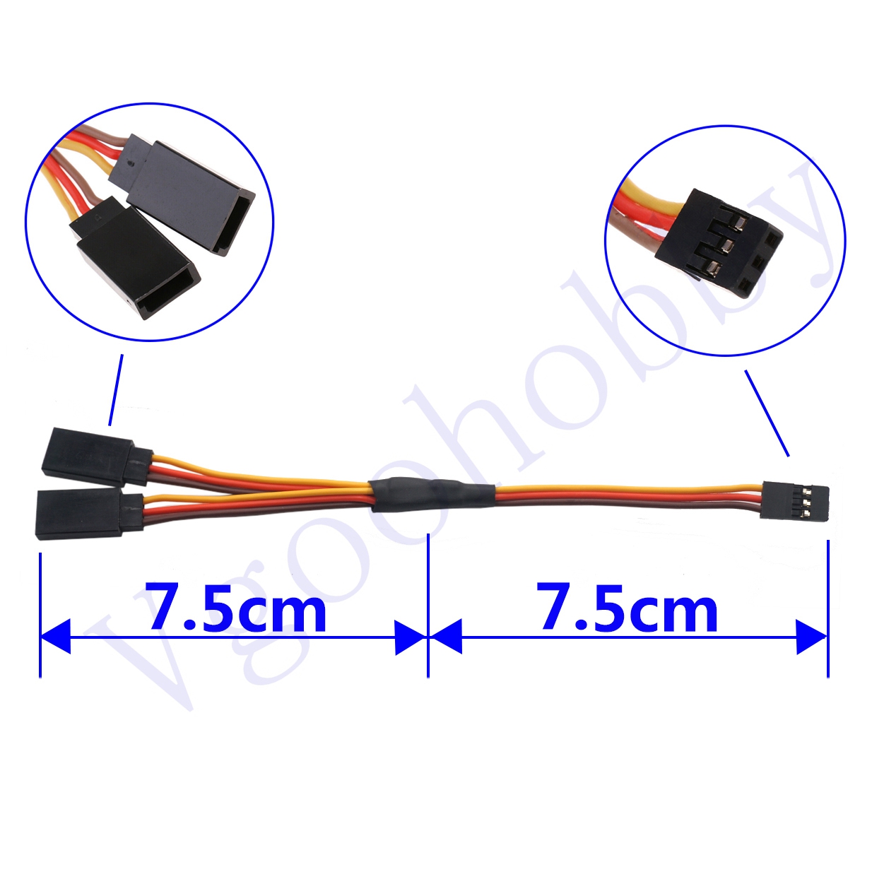 150mm Servo Splitter Cable,1 M – обзор и цена Drone Rc Harness
