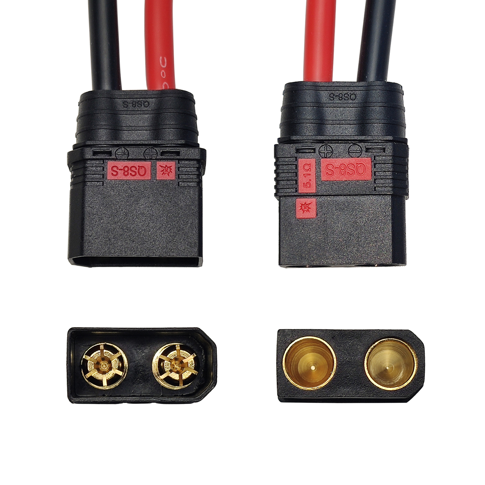 QS8-S Anti Spark Connector Ada – обзор и цена Drone Rc Harness