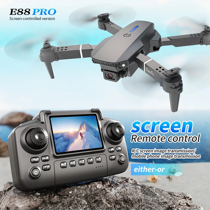E88 PRO Drone with screen 4K H – обзор и цена Drone Rc Foldable