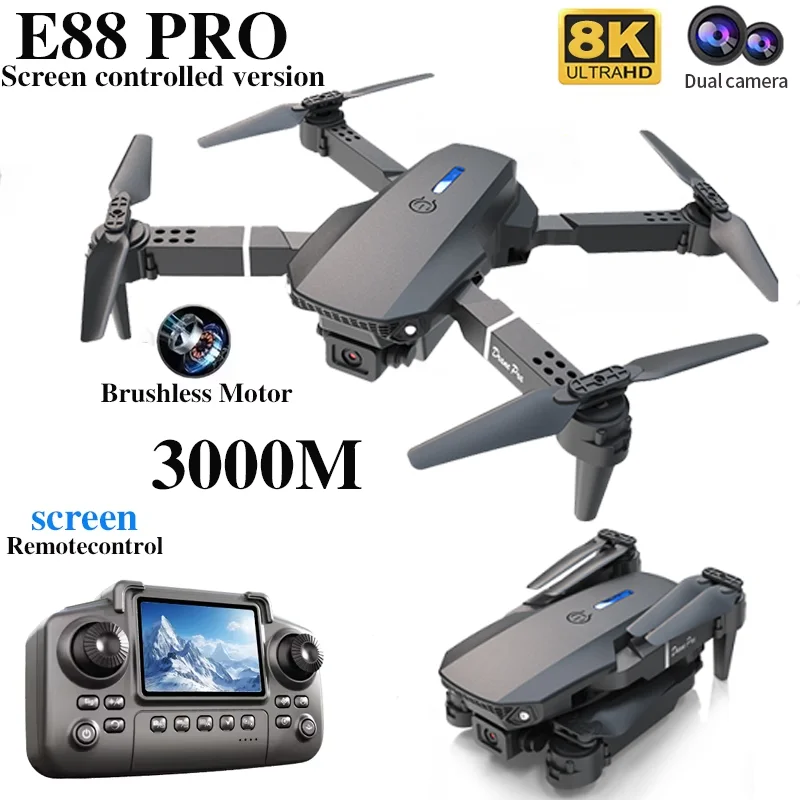 E88 PRO Drone with screen 4K H – обзор и цена Drone Rc Foldable